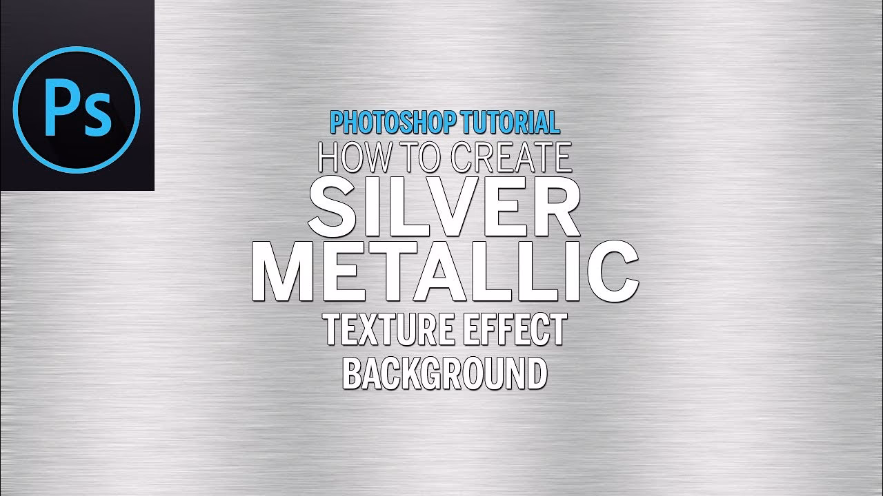 What is the color code for metallic silver in Photoshop?