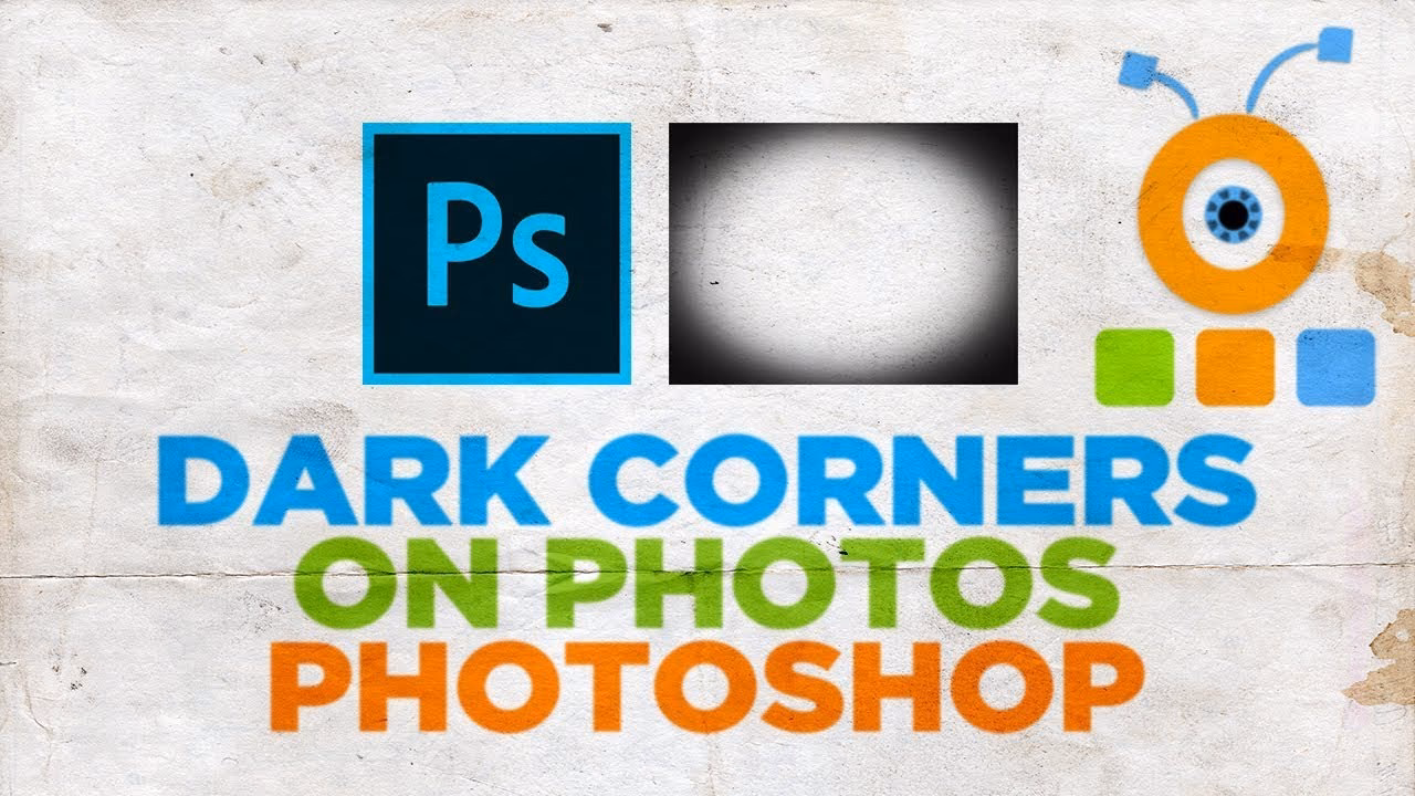 How do I get rid of dark edges in Photoshop?