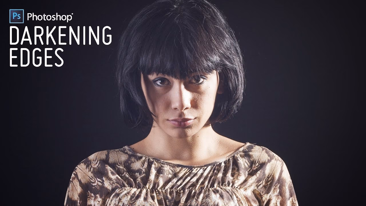 What is it called when you darken the edges of a photo?