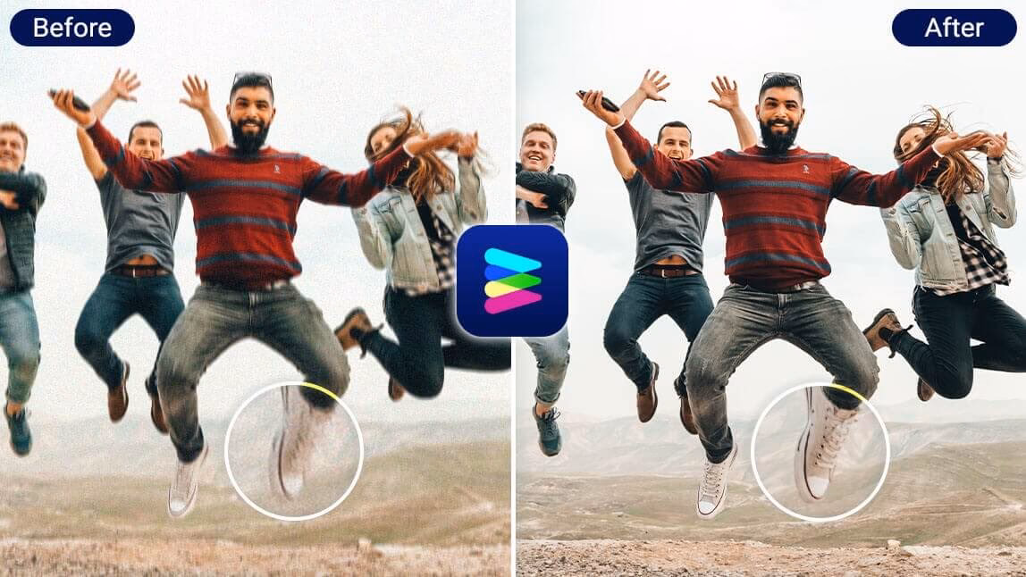 How do you Unblur someone in Photoshop?