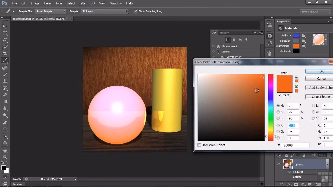 What is the difference between ambient diffuse and specular light?