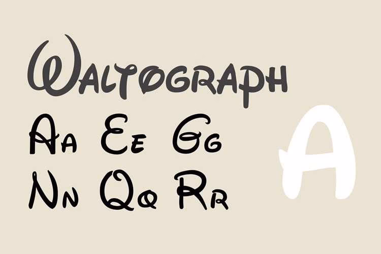 What font is closest to the Disney font?