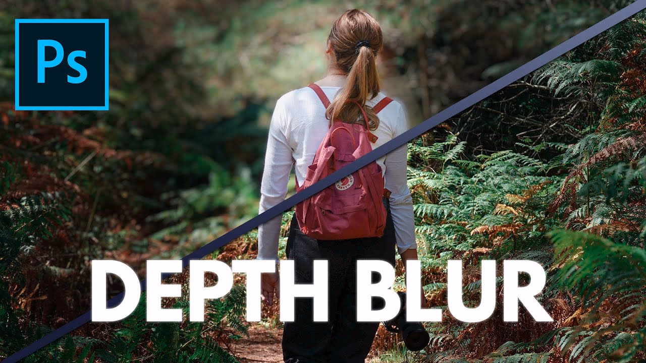How to get depth of field in Photoshop?