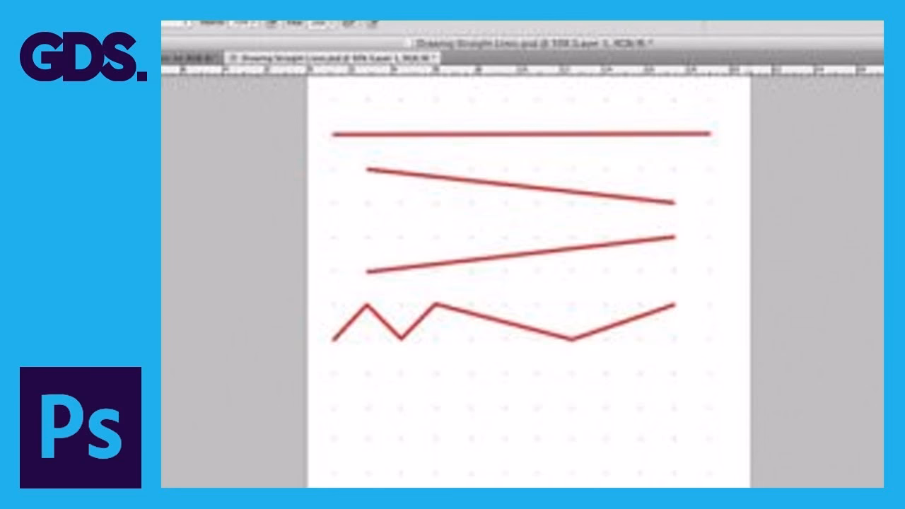Which selection tools can draw straight lines in Photoshop?