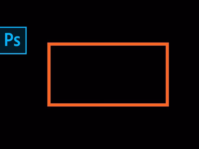 How do you draw a rectangle in Photoshop?