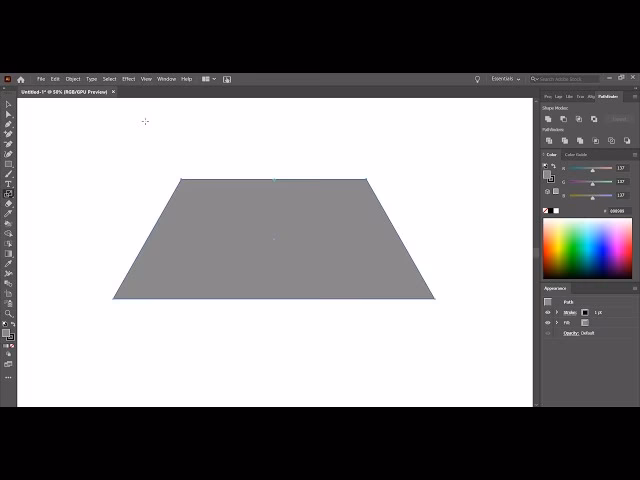How to draw a perfect trapezoid?