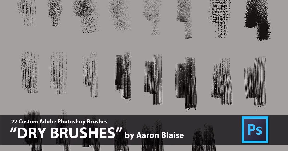 How do you create a dry brush effect?