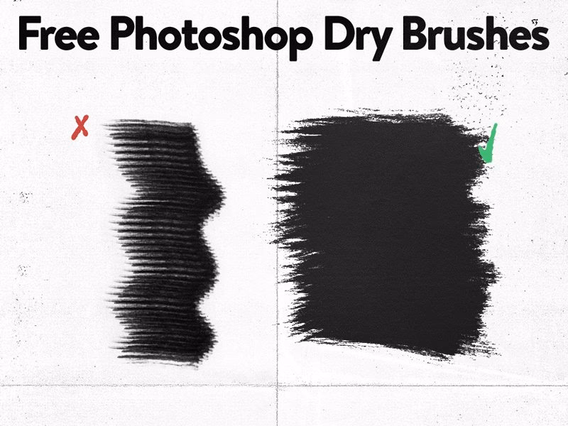What is a dry brush in Photoshop?