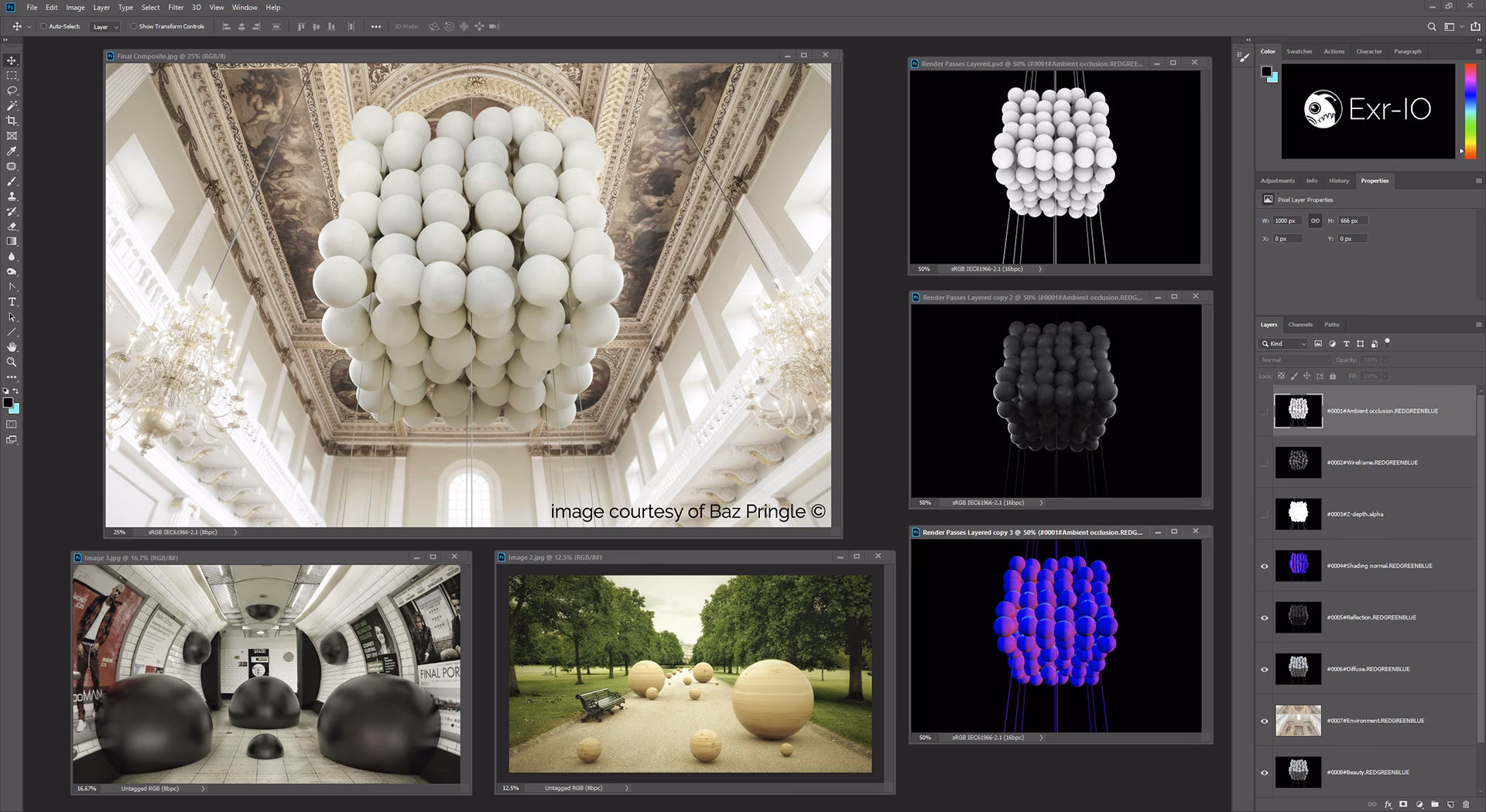 How do I open an EXR File in Photoshop?