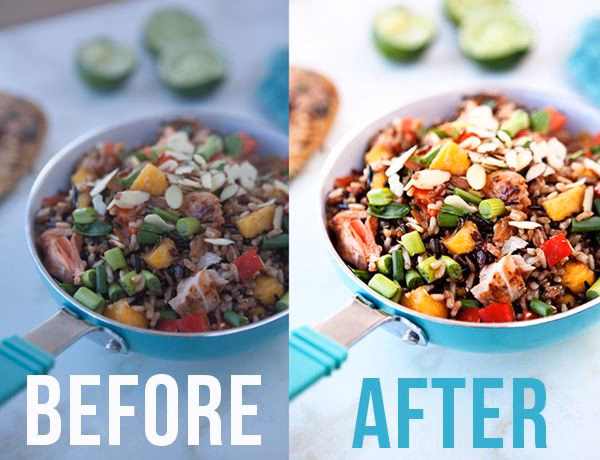 How to edit food photos in Photoshop?