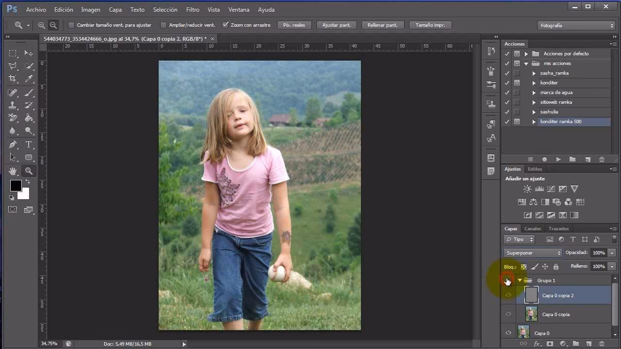 ¿Cómo puedo enfocar una imagen en Photoshop?