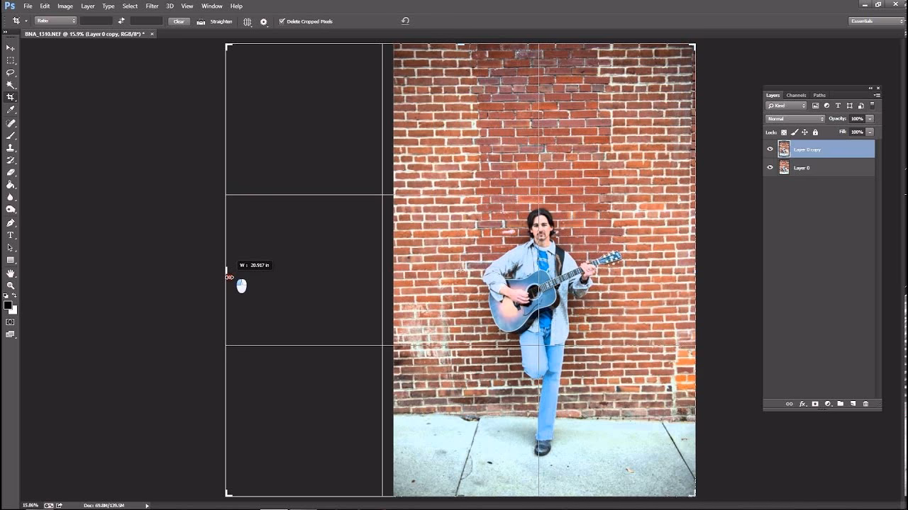 How to make Clone Stamp bigger in Photoshop?