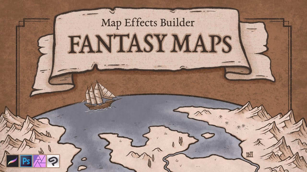 How do I create my own fantasy map?