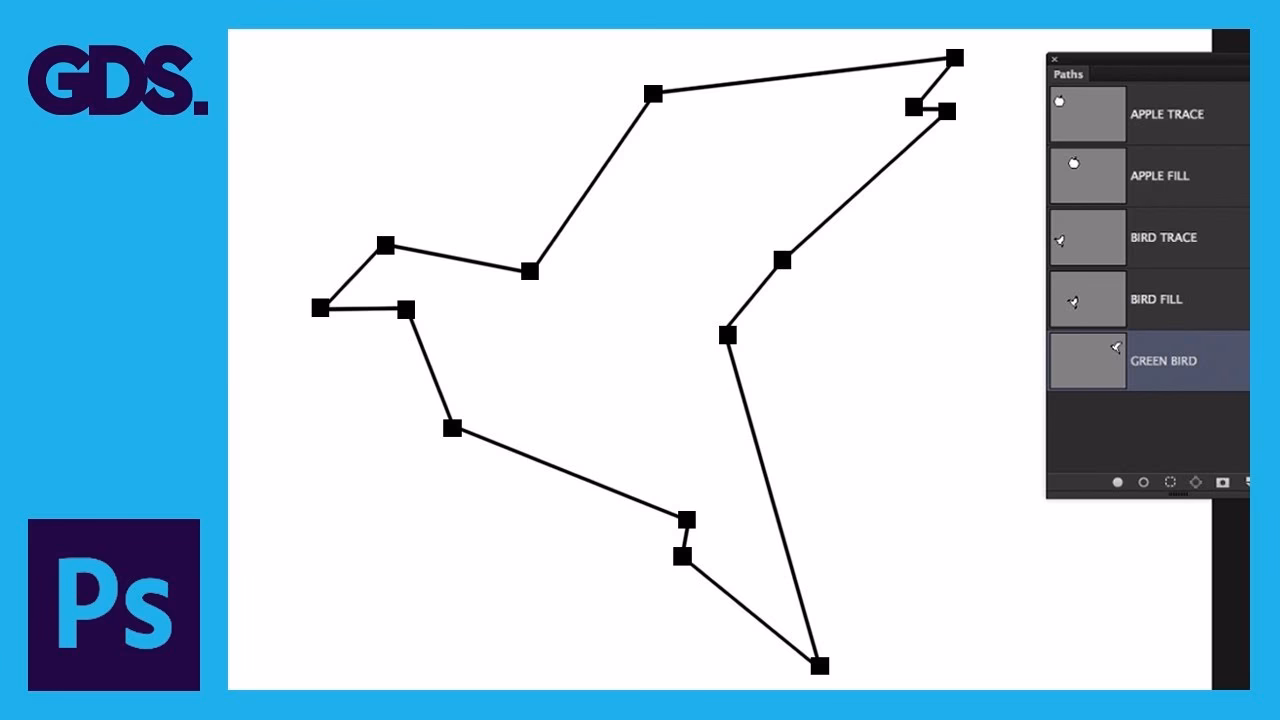 How do you fill paths in Photoshop?