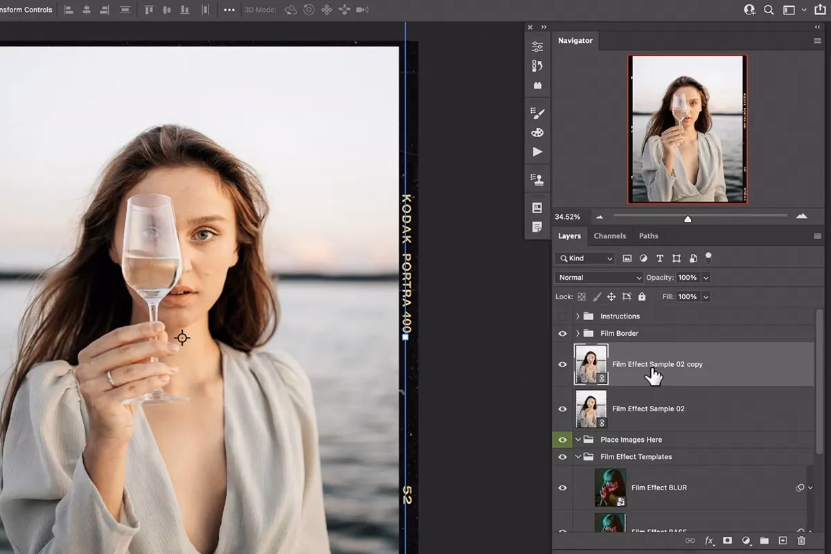 What Filter makes photos look like film?