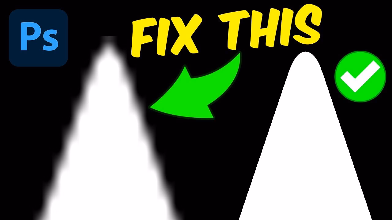 How to smooth pixelated edges in Photoshop?