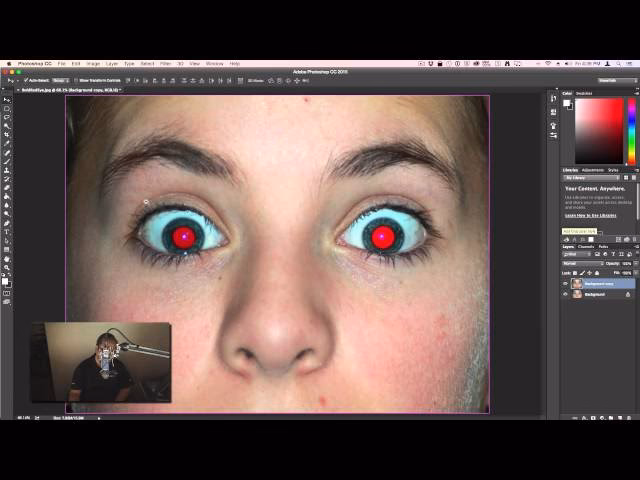 How to fix a closed eye in Photoshop?