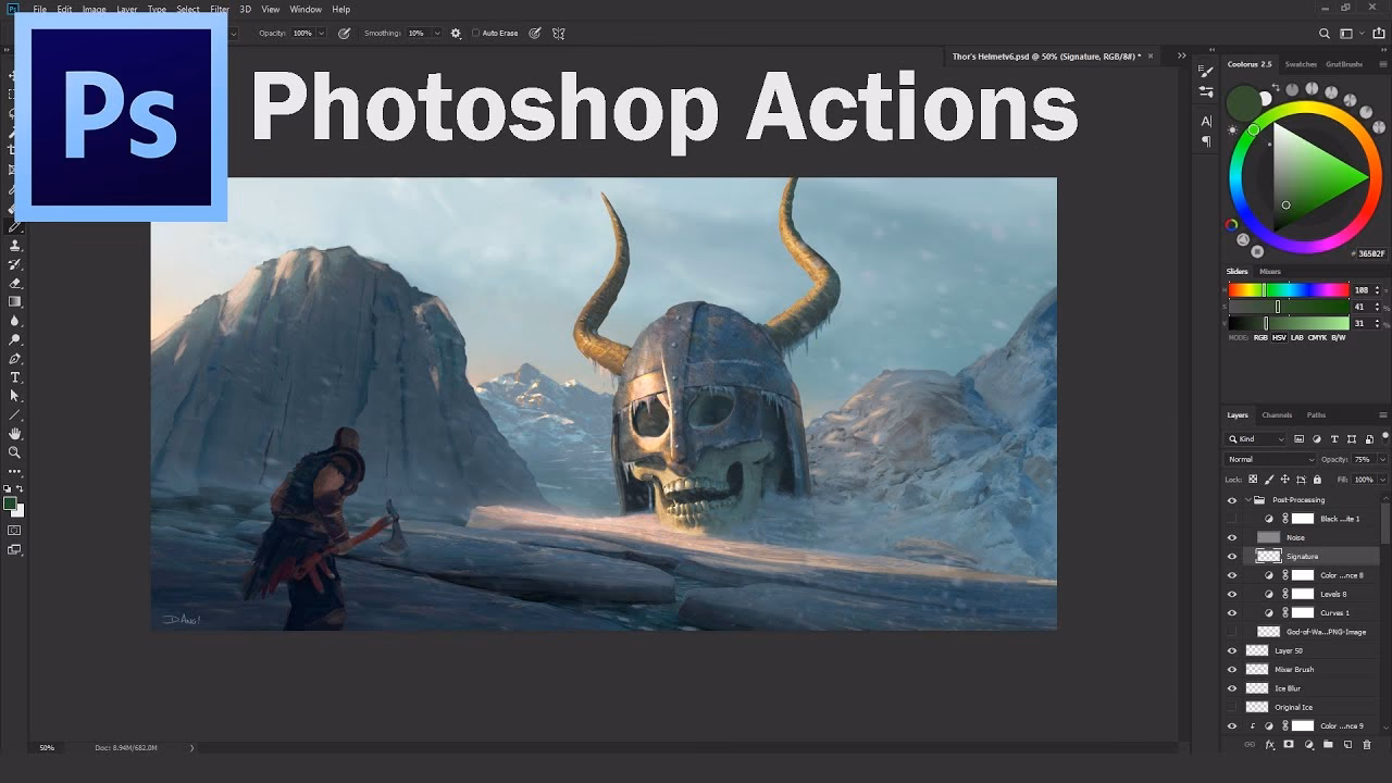 What is the shortcut for flip canvas in Photoshop?