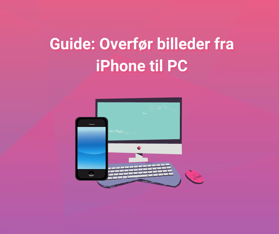 Hvordan overfører man billeder fra iPhone til ekstern harddisk?