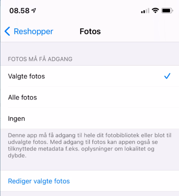 Hvordan overfører man billeder fra digitalkamera til iPhone?