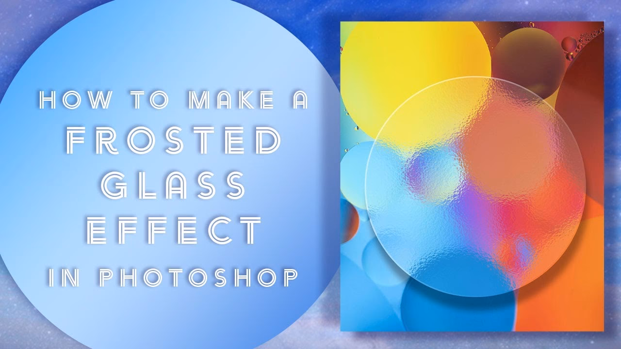 How can I make glass look frosted?