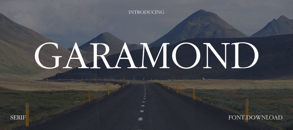 Does Adobe have Garamond font?