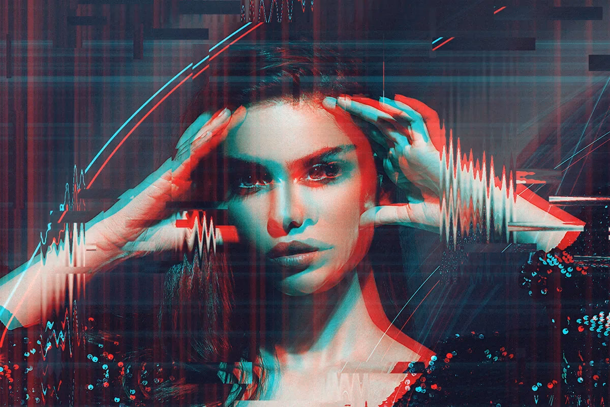 How to make glitchy photos?