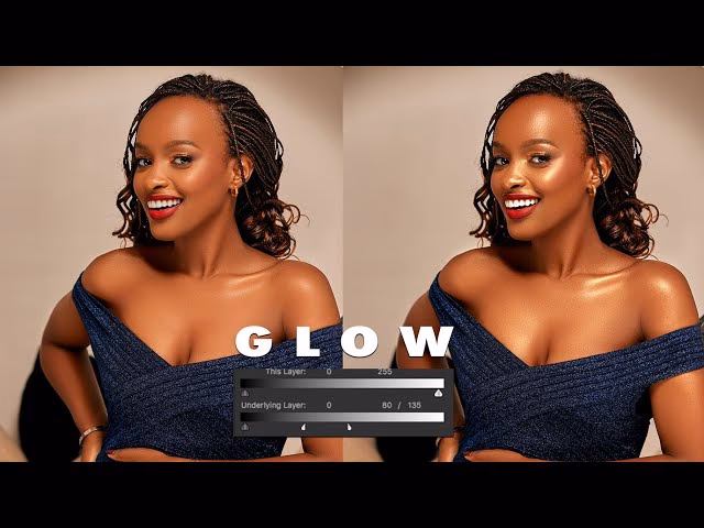 How to make skin glow for photoshoot?