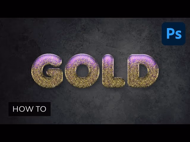 How to make golden sparkles in Photoshop?
