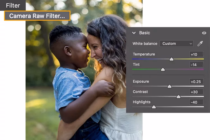 How to do golden hour on Photoshop?