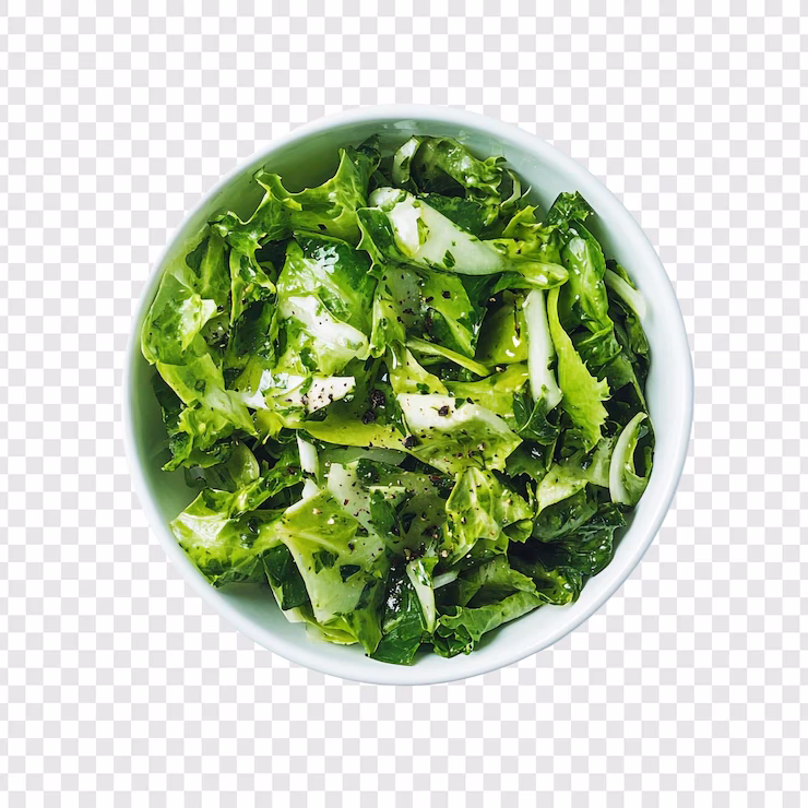 What is the color code for salad?