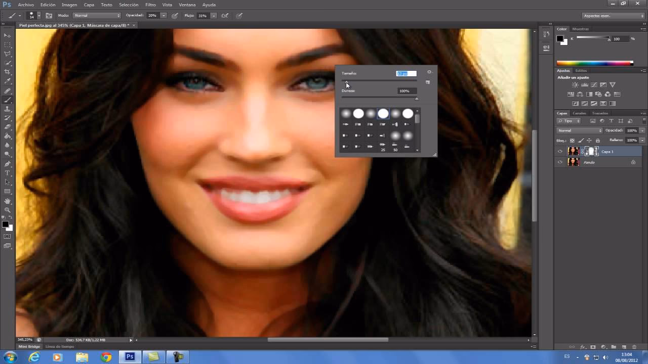 ¿Cómo hacer un arco perfecto en Photoshop?
