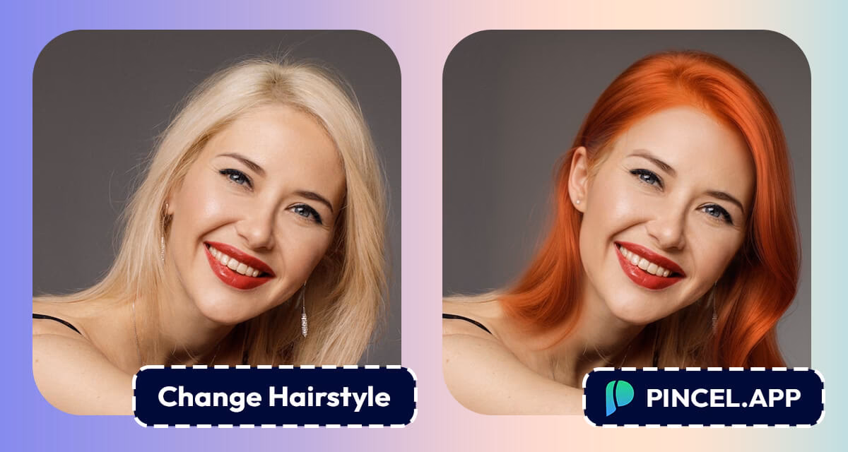 How do I try hairstyles on my face online?