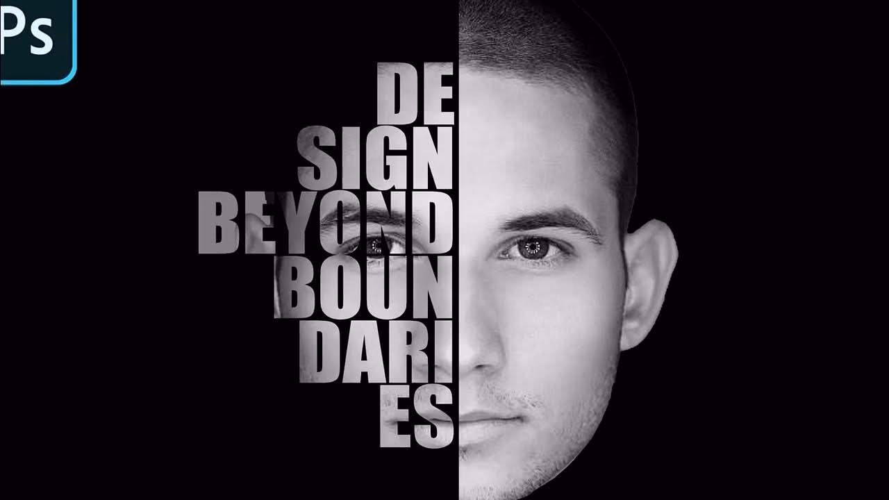 How do you make half in Photoshop?