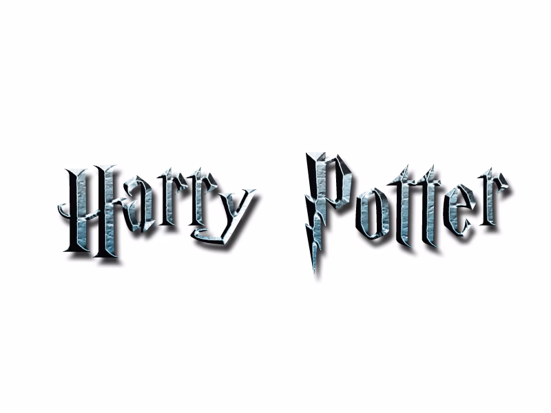 What font is the Harry Potter book written in?