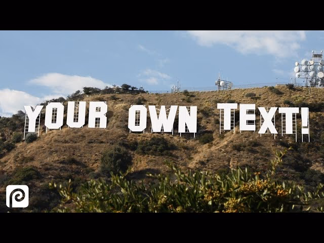 What is the Hollywood star font?