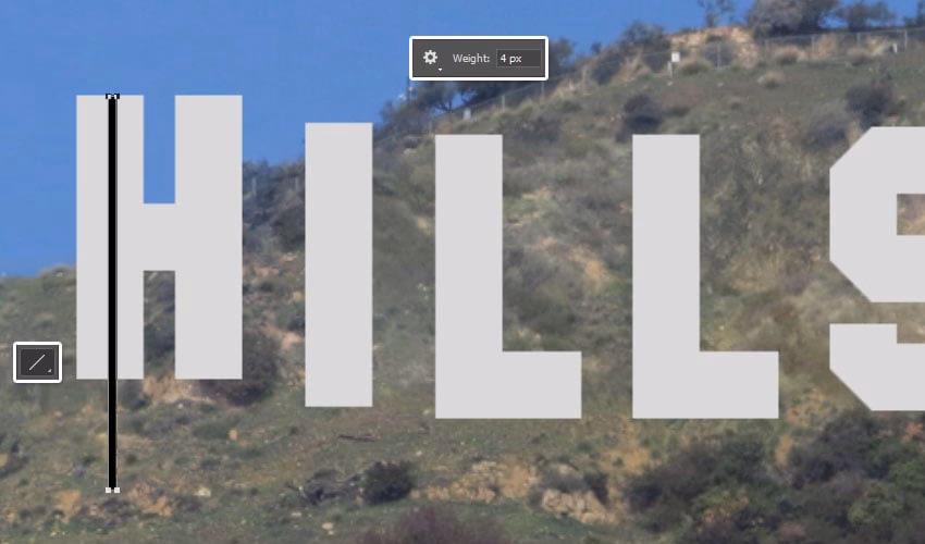 What font is closest to the Hollywood sign?