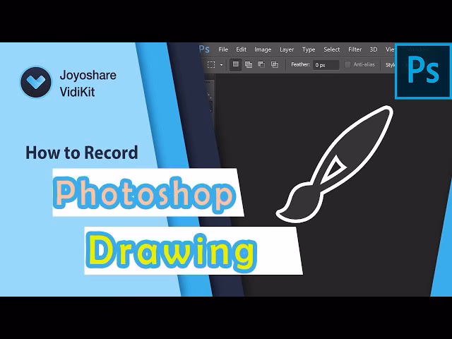 How do I record my screen while drawing?