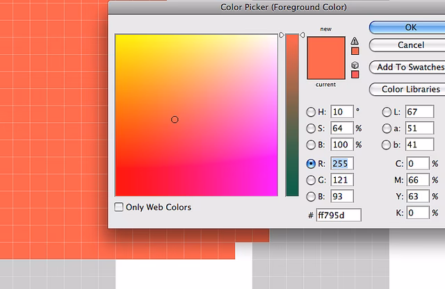 How many colors does Photoshop have?