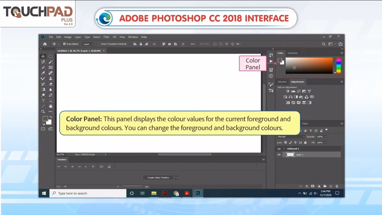 How do I create a layer in Photoshop CC?