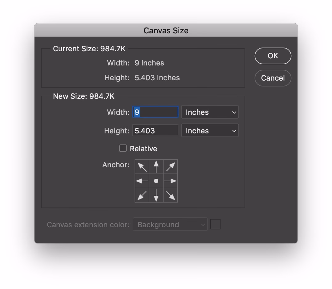 How do I resize an image for printing?
