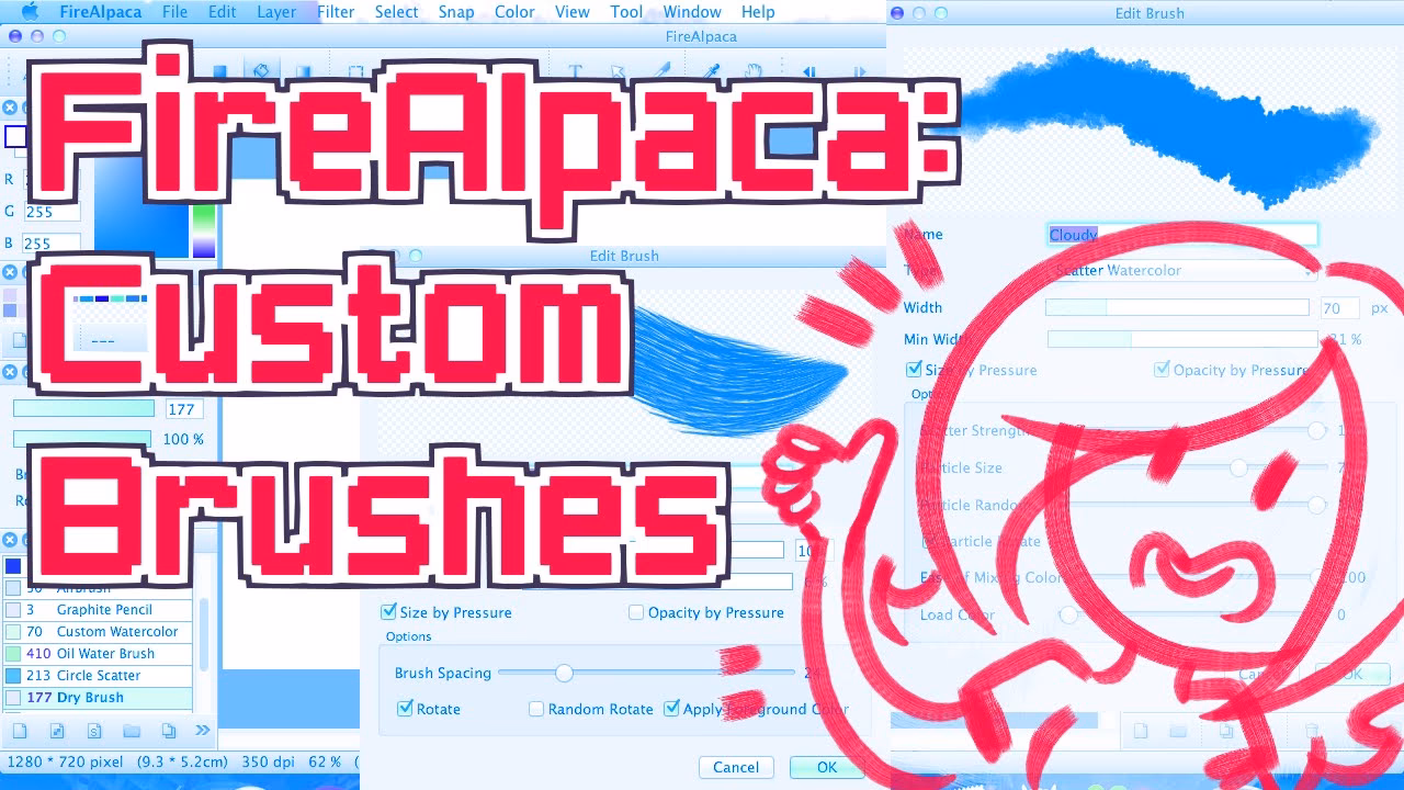 What file type is the Firealpaca brush file?