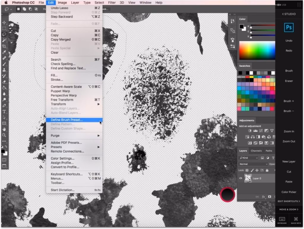How to make a brush step by step?