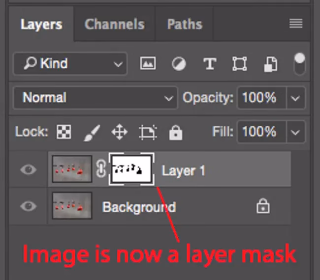 How to create a mask from a selection in Photoshop?