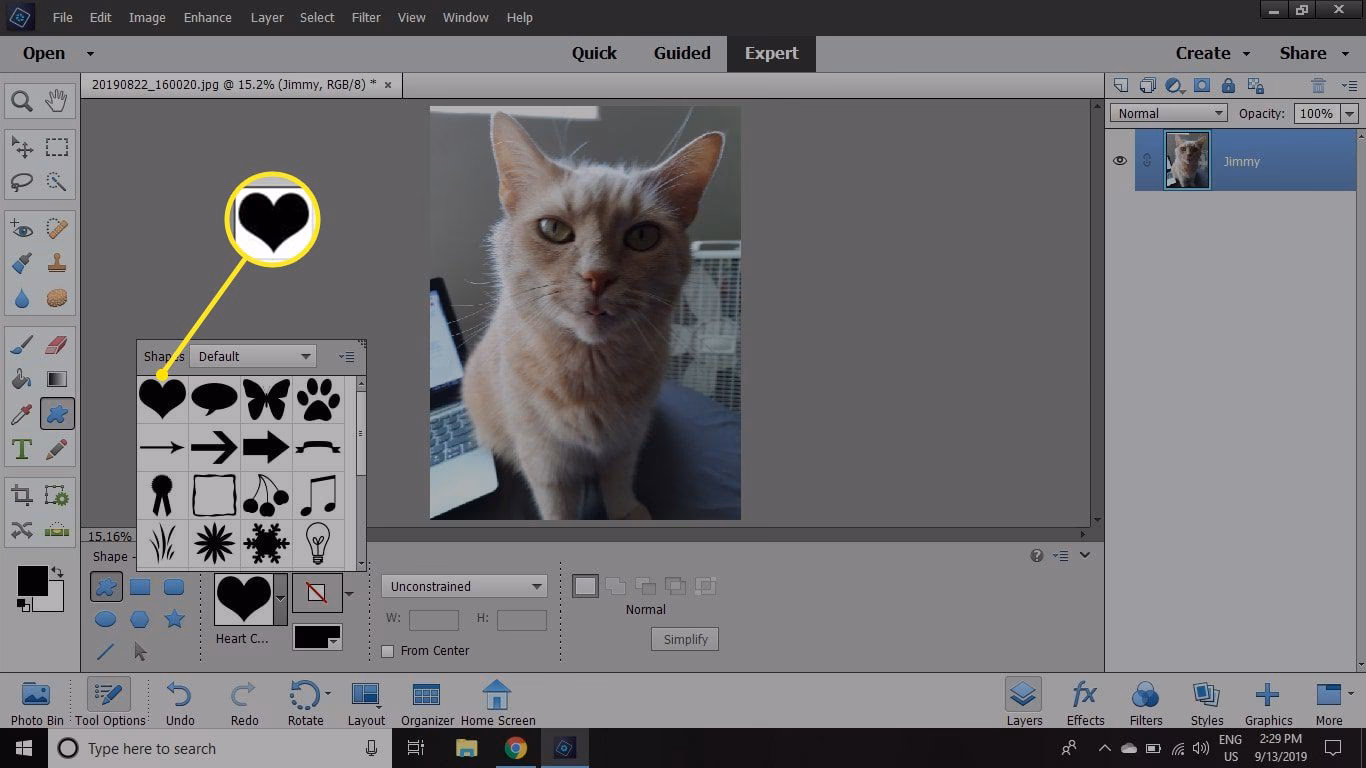 How to cut out overlapping shapes in Photoshop?