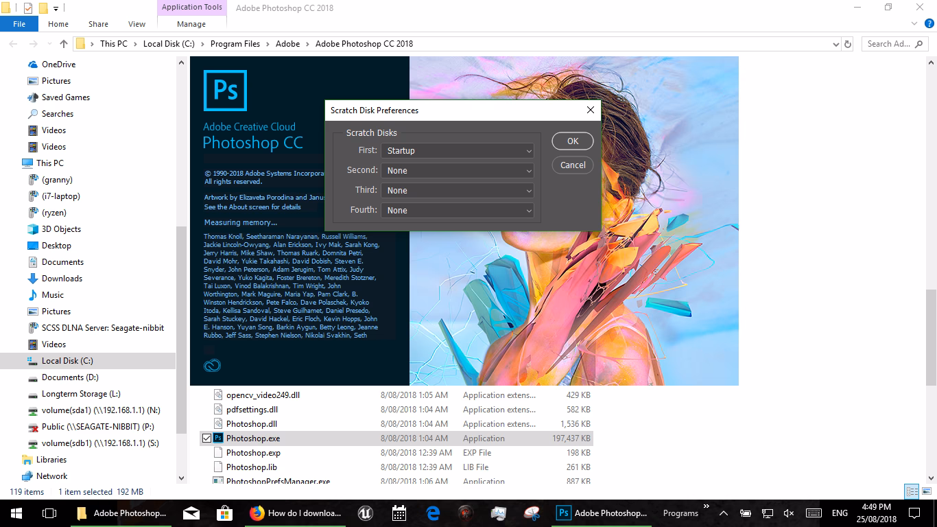 Can you install Photoshop on D drive?