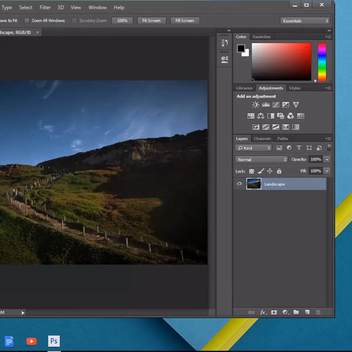 How do I download Photoshop school account?
