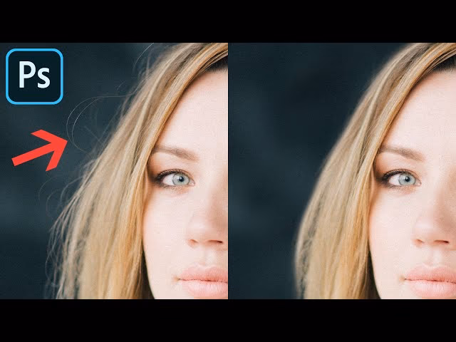 How do you get rid of stray hair?