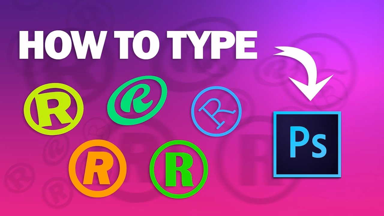 How do I add the R symbol?