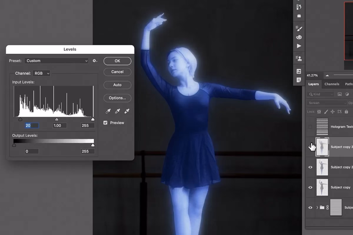 How to create blur effect?